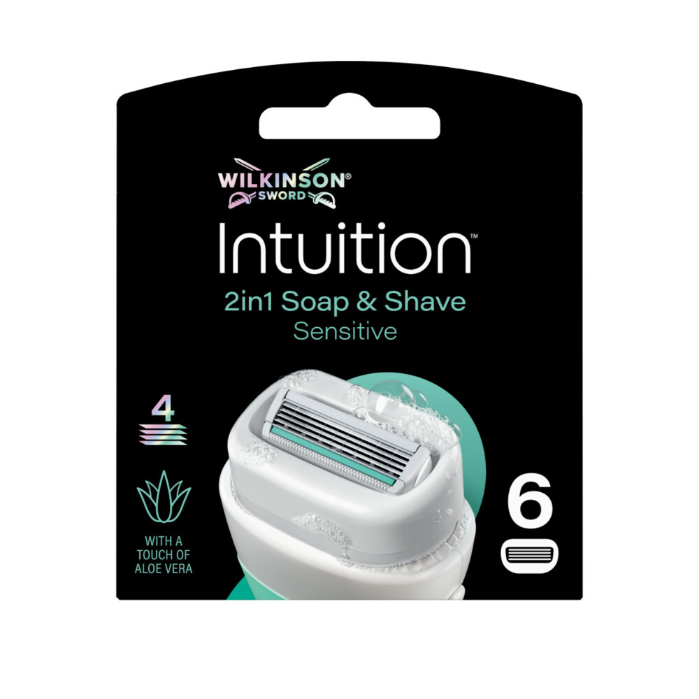 Wilkinson Wilkinson Intuition 2in1 Navulmesjes 6 stuks afbeelding
