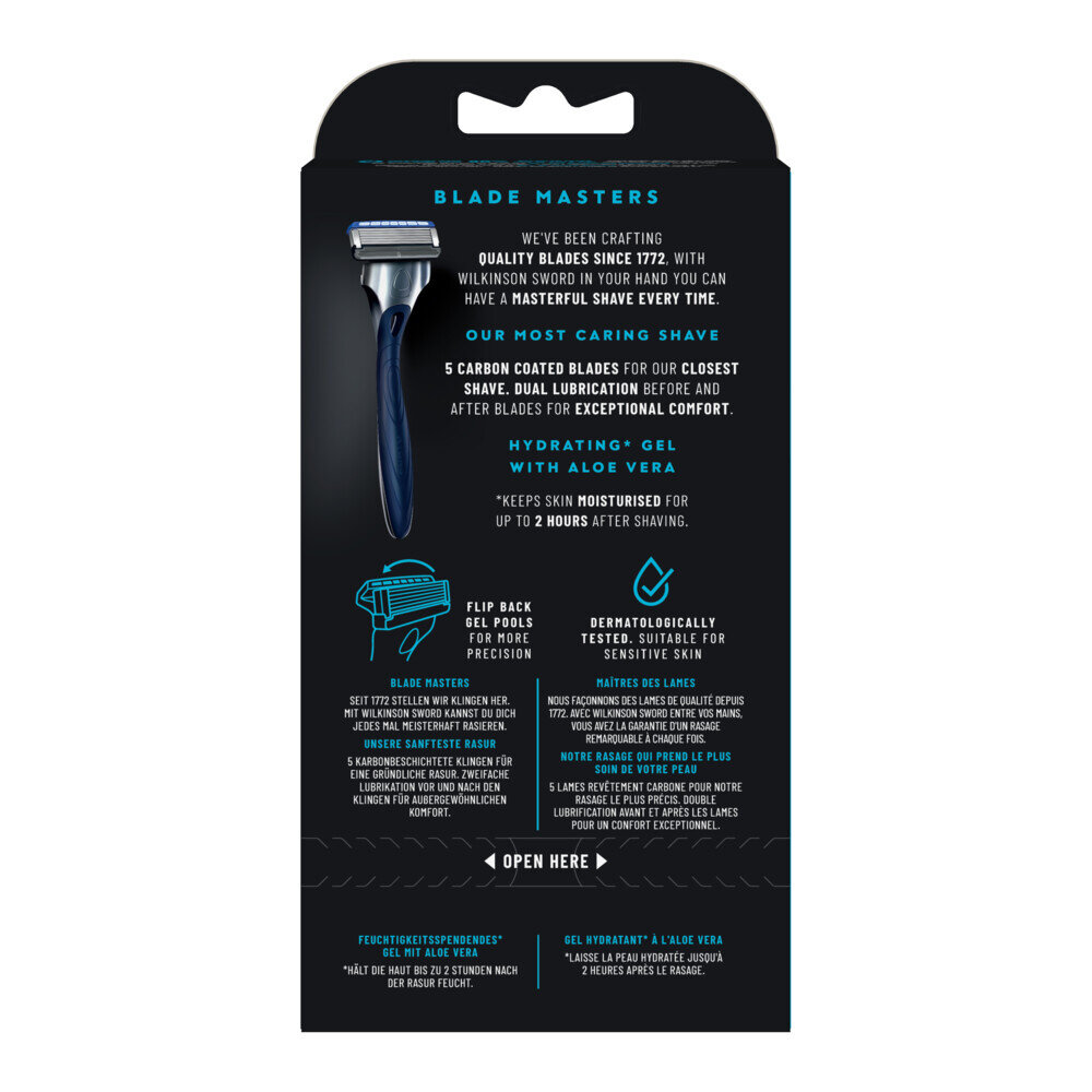 Wilkinson Wilkinson Hydro 5 Voordeelpak Scheerhouder met 9 Scheermesjes - Wilkinson Wilkinson Hydro 5 Voordeelpak Scheerhouder met 9 Scheermesjes -