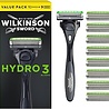 Wilkinson Wilkinson Hydro 3 Scheerhouder met 9 Scheermesjes - 9 stuks