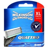 Wilkinson Wilkinson Quattro scheermesjes - 6 stuks - Voor een gladde scheerbeurt