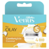 Gillette Gillette Venus Coconut Olay navulscheermesjes met 5 Blades voor een zijdenzachte huid