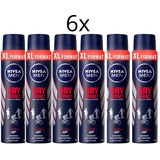 Nivea Nivea Deospray Men - Dry Impact - 6x Voordeelpak