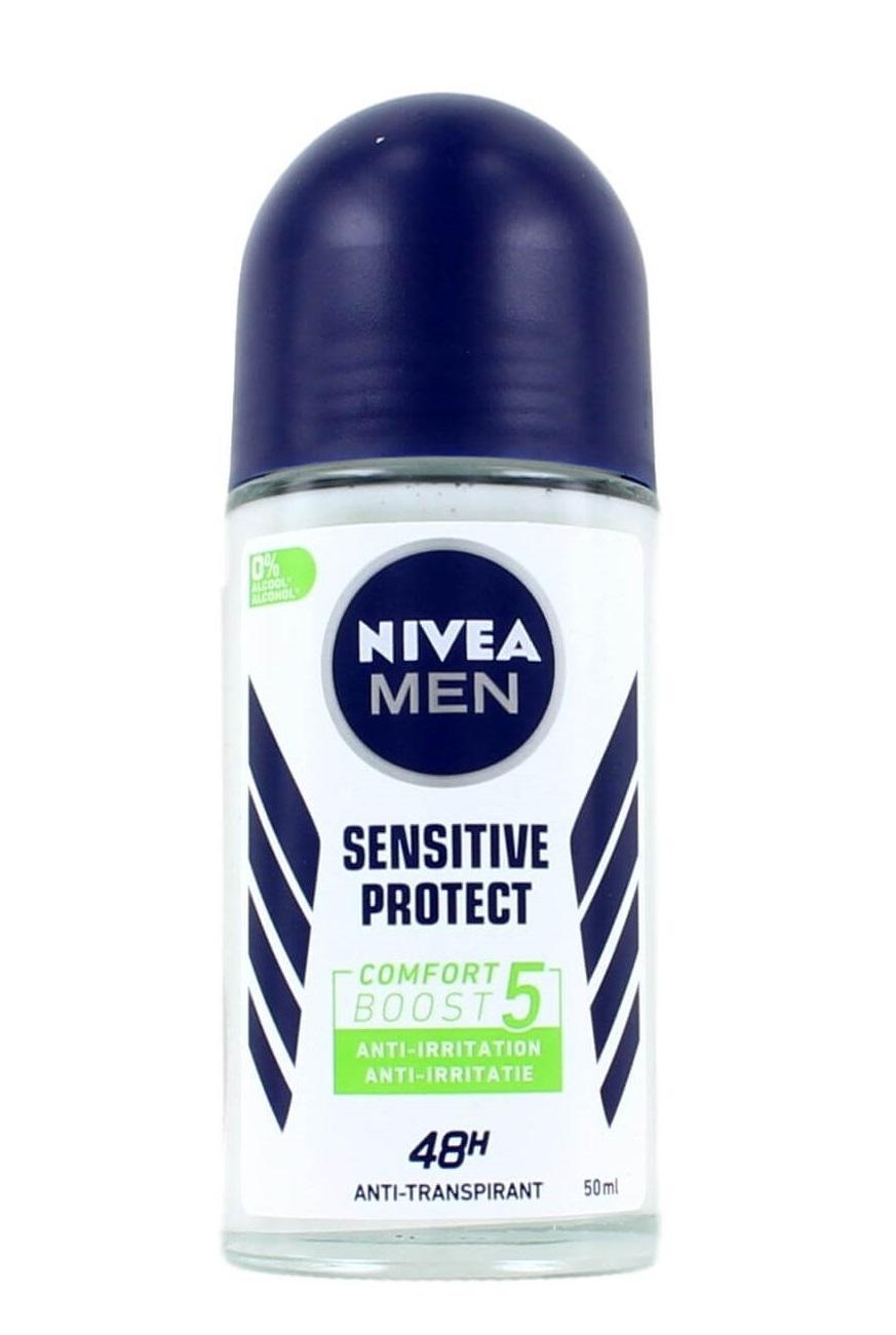 Nivea Nivea Deo Roll-on Men - Sensitive Protect 50 ml. 6 x Voordeelpak