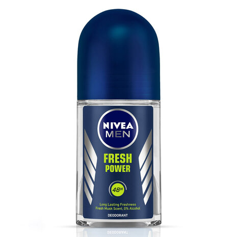Nivea Nivea Deo Roll-on Men - Fresh Power 50 ml. 6 x Voordeelpak Nivea Nivea Deo Roll-on Men - Fresh Power 50 ml. 6 x Voordeelpak