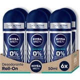 Nivea Nivea Deo Roll-On Men - Fresh Ocean 50 ml. 6 x Voordeelpak