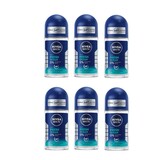 Nivea Nivea Deo Roll-On Men - Fresh Ocean 50 ml. 6 x Voordeelpak