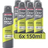 Dove Dove Deospray Men - Care Sport active + fresh 150 ml. 6 x Voordeelpak Dove Dove Deospray Men - Care Sport active + fresh 150 ml. 6 x Voordeelpak