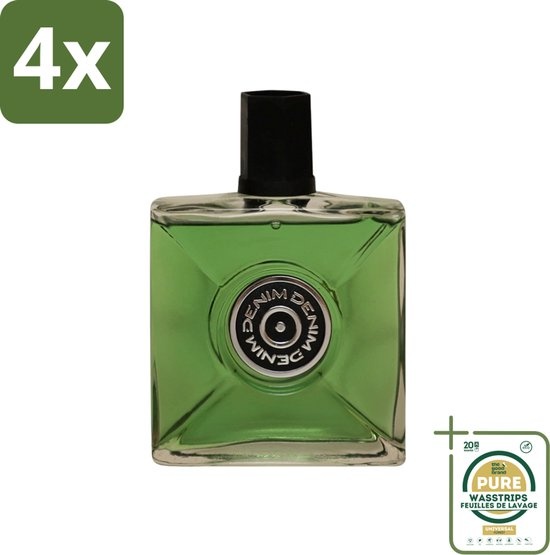 Denim Denim Aftershave Men - Musk 100 ml. 4 x Voordeelpak