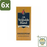 Vergulde hand De Vergulde Hand Scheerzeepstaaf - Original 75 gr. 6 x Voordeelpak