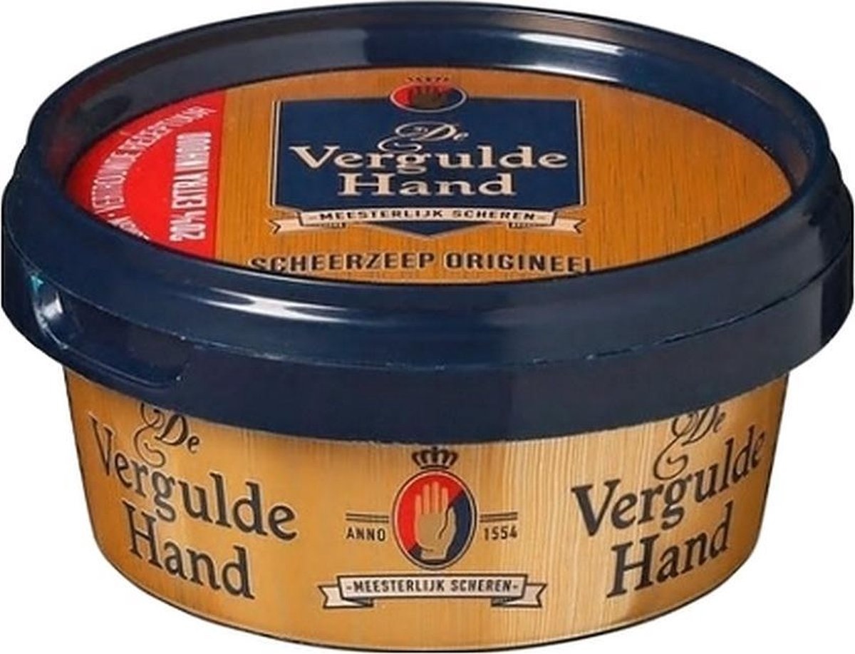 Vergulde hand De Vergulde Hand Scheertablet - Original 75 gr. 6 x Voordeelpak