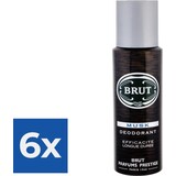 Brut Brut Deospray - Musk 200 ml. 6 x Voordeelpak