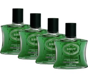 Brut Brut Aftershave Men - Original 100 ml. 4 x Voordeelpak
