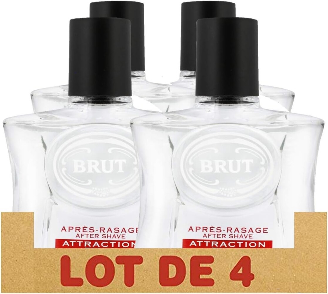 Brut Brut Aftershave Men - Attraction Totale 100 ml. 4 x Voordeelpak Brut Brut Aftershave Men - Attraction Totale 100 ml. 4 x Voordeelpak