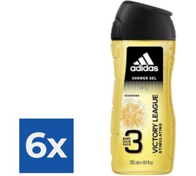 Adidas Adidas Douche & Shampoo Men - Victory League 250 ml. 6 x Voordeelpak Adidas Adidas Douche & Shampoo Men - Victory League 250 ml. 6 x Voordeelpak