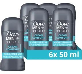 Dove Dove Deostick Clean Comfort - 6 pack Dove Dove Deostick Clean Comfort - 6 pack