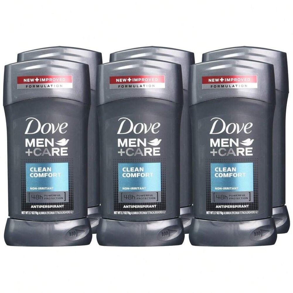 Dove Dove Men Deostick Clean Comfort 50ml - 6 pack voor langdurige bescherming Dove Dove Men Deostick Clean Comfort 50ml - 6 pack voor langdurige bescherming