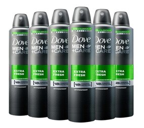 Dove Dove Deospray Extra Fresh - 6 pack Dove Dove Deospray Extra Fresh - 6 pack