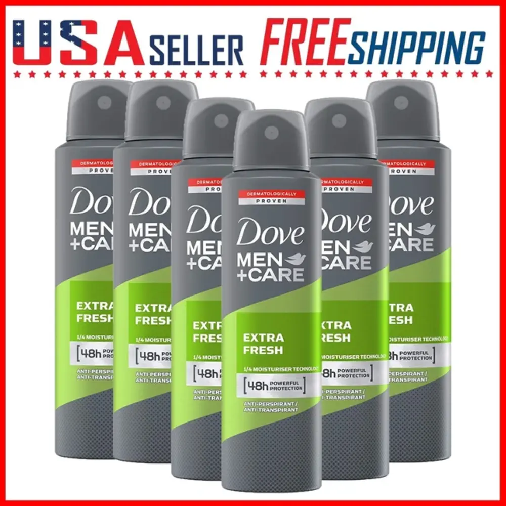 Dove Dove Men Deospray Extra Fresh 150ml - 6 pack Dove Dove Men Deospray Extra Fresh 150ml - 6 pack