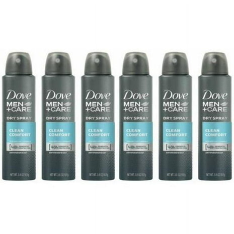 Dove Dove Deospray Clean Comfort 250ml - 6 pack voor langdurige frisheid Dove Dove Deospray Clean Comfort 250ml - 6 pack voor langdurige frisheid