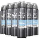 Dove Dove Deospray Clean Comfort 150ml - 6 pack