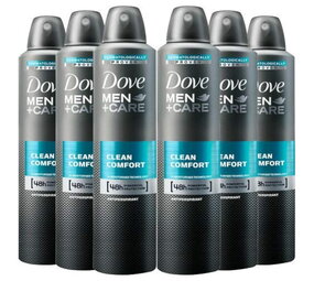 Dove Dove Deospray Clean Comfort - 6 pack Dove Dove Deospray Clean Comfort - 6 pack