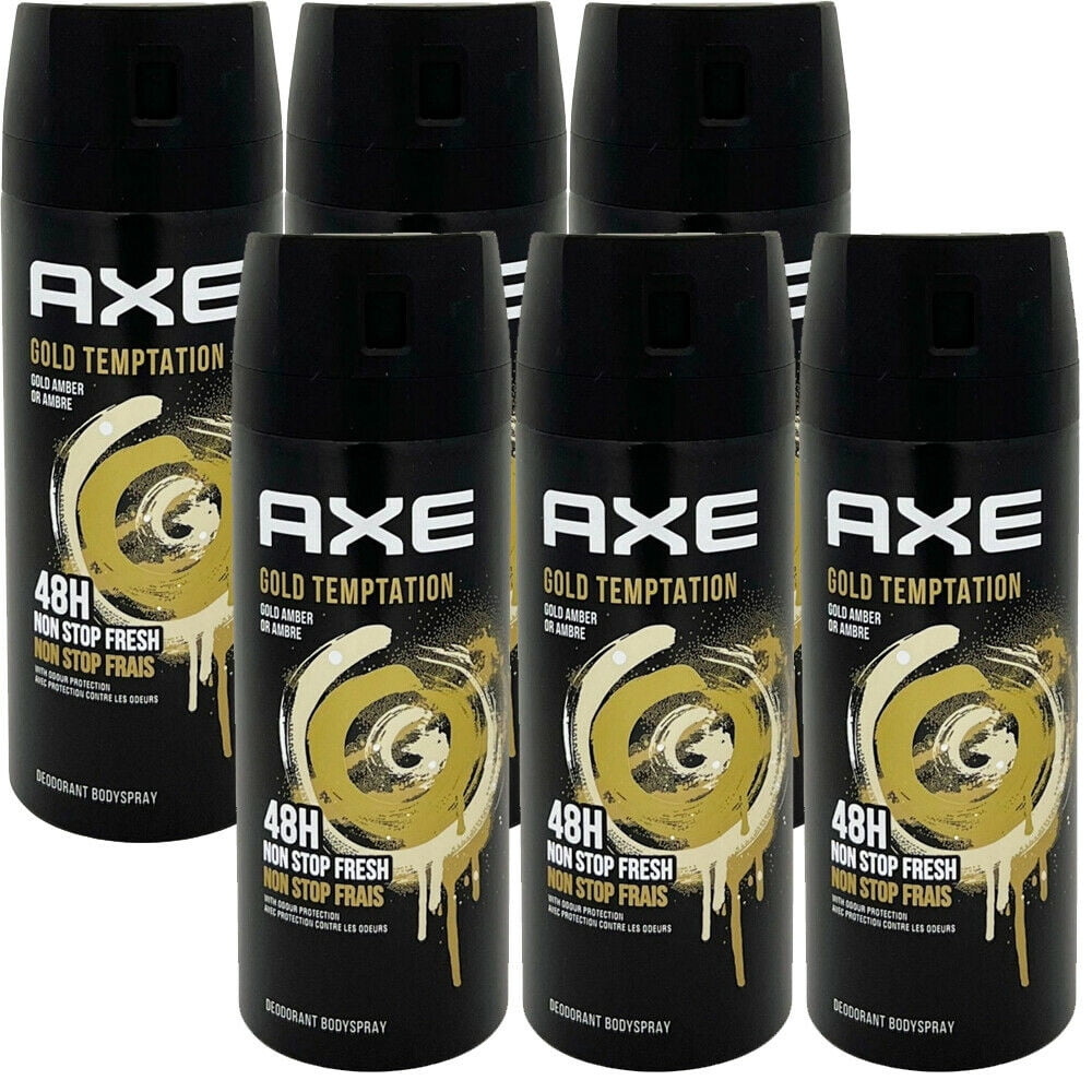 Axe Axe Bodyspray GOLD TEMPTATION - 6 pack