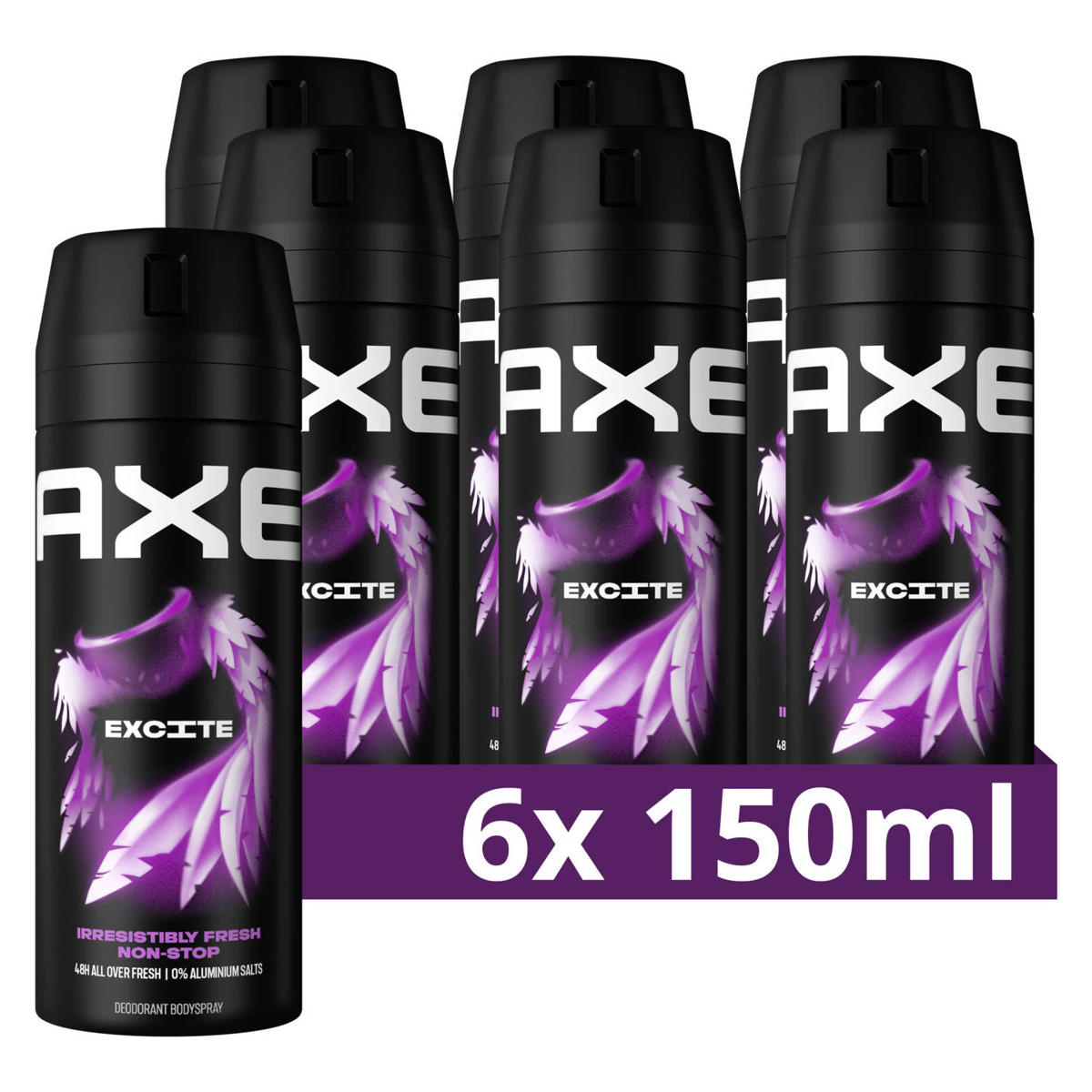 Axe Axe DEOSPRAY Bodyspray EXCITE - 6 pack