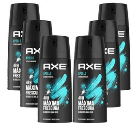 Axe Axe DEOSPRAY Bodyspray APOLLO - 6 pack Axe Axe DEOSPRAY Bodyspray APOLLO - 6 pack