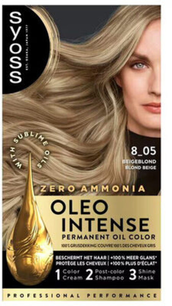 Syoss Syoss Color Oleo Intense Nr. 8-05 Beige Blond - Haarverf