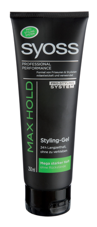 Syoss Syoss Styling Gel 250ml - (Nieuw) Max Hold voor ultieme stevigheid