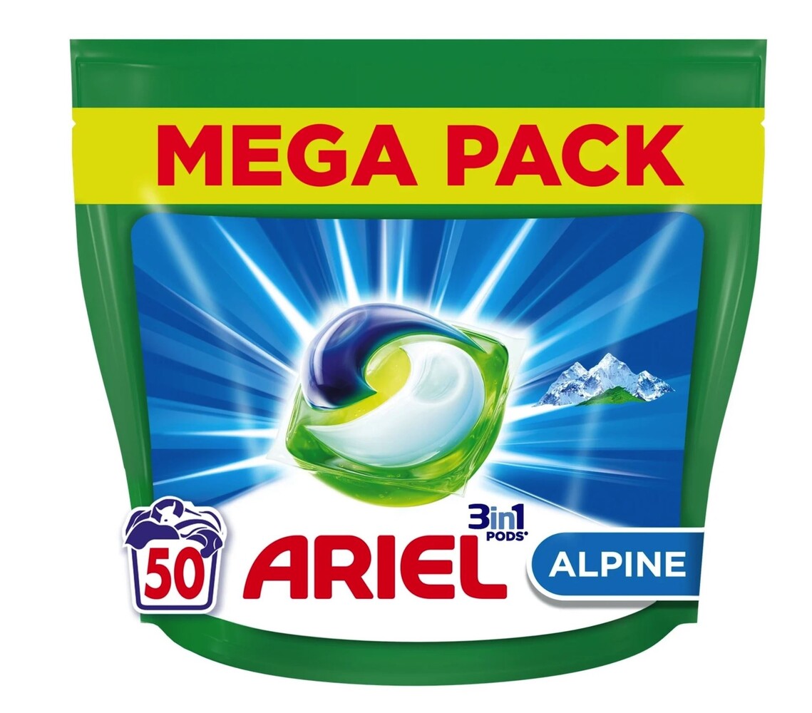 Ariel Ariel 3-in-1 Pods - 50 Color Voor Kleurverzorging