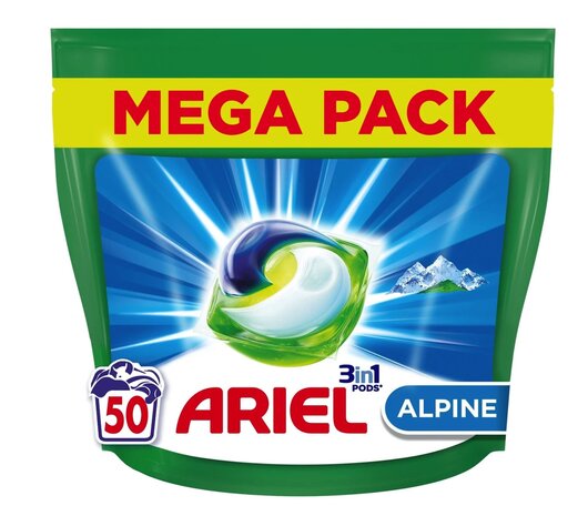 Ariel Ariel 3-in-1 Pods - 50 Color Voor Kleurverzorging