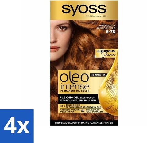 Syoss Syoss Color Oleo Intense Nr. 6-78 Koperblond - Haarkleurverf