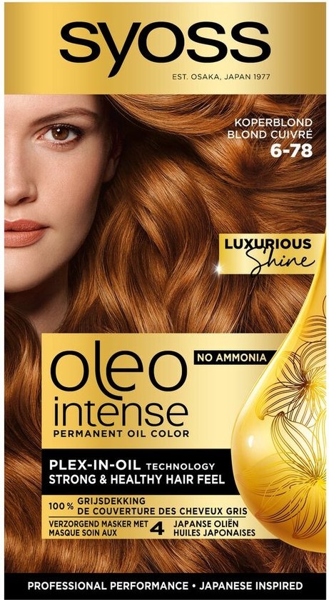 Syoss Syoss Color Oleo Intense Nr. 6-78 - Koperblond