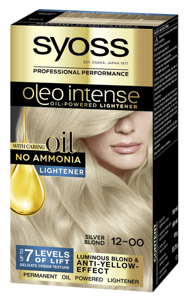 Syoss Syoss Color Oleo Intense Nr. 12-00 Zilver Blond - Haarverf 150ml
