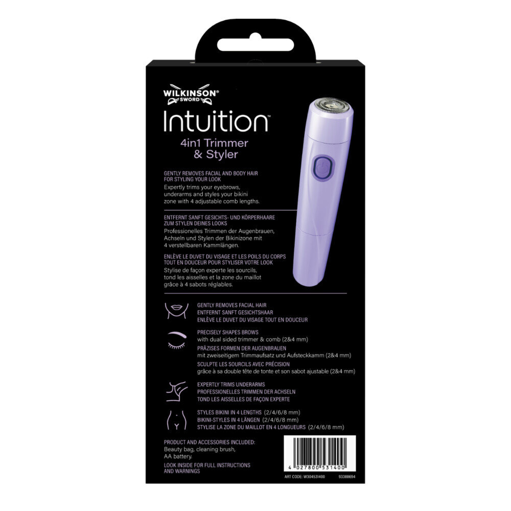 Wilkinson Wilkinson WILKINSON SWORD INTUITION - 4-in-1 Trimmer & Styler Wilkinson Wilkinson WILKINSON SWORD INTUITION - 4-in-1 Trimmer & Styler