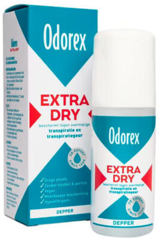 Odorex Odorex Anti Transpirant Depper - 50ml Extra Dry voor maximale bescherming