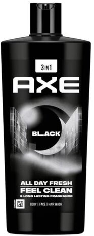 Axe Axe Black Serie - Douchegel - 700ml - 3-in-1 - Natuurlijke Ingrediënten