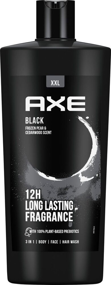 Axe Axe Black Serie - Douchegel - 700ml - 3-in-1 - Natuurlijke Ingrediënten