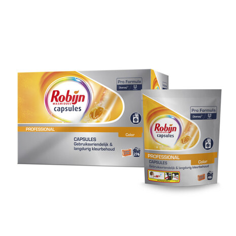 Robijn Robijn Professional Wasmiddel Capsules Color - 46 capsules voor optimale kleurbehoud