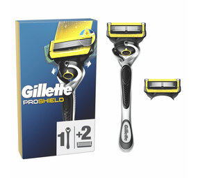 Gillette Gillette Fusion Proshield Houder + 2 Navulscheermesjes Gillette Gillette Fusion Proshield Houder + 2 Navulscheermesjes