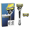 Gillette Gillette Fusion Proshield Houder + 2 Navulscheermesjes - Gillette Gillette Fusion Proshield Houder + 2 Navulscheermesjes -