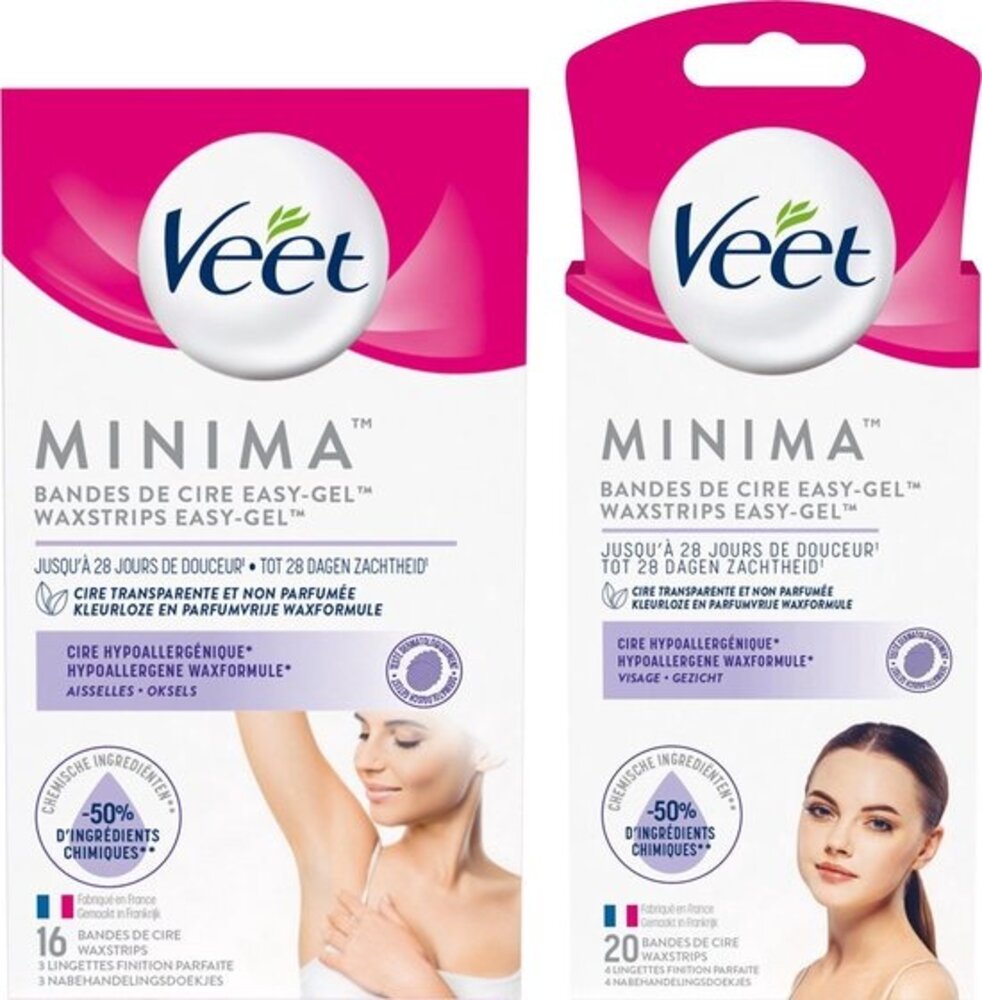Veet Veet Ontharingsstrips Oksels Hypoallergene - 16st Veet Veet Ontharingsstrips Oksels Hypoallergene - 16st