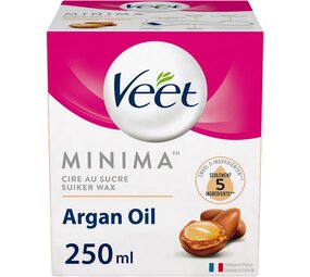 Veet Veet VEET MINIMA PURE ONTHARINGSWAX ARGANOLIE - 250ML Veet Veet VEET MINIMA PURE ONTHARINGSWAX ARGANOLIE - 250ML