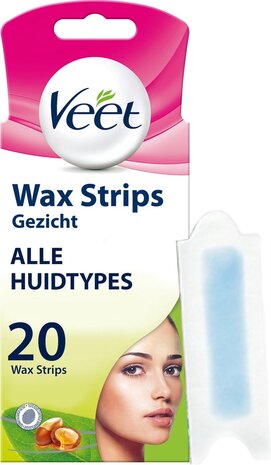 Veet Veet MINIMA PURE Ontharingsstrips Gezicht Hypoallergene - 20st Veet Veet MINIMA PURE Ontharingsstrips Gezicht Hypoallergene - 20st