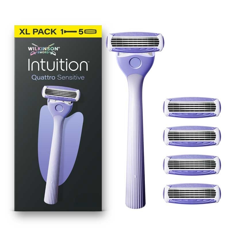 Wilkinson Wilkinson Sword Intuition Quattro - 5 pack voordeelpak