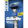 Gillette Gillette Mach3 Turbo Scheerhouder met 2 Navulmesjes Gillette Gillette Mach3 Turbo Scheerhouder met 2 Navulmesjes