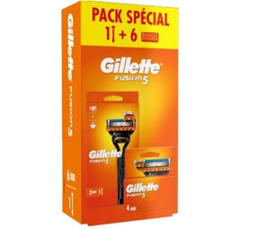 Gillette Gillette Fusion5 Scheerhouder + 6 Navulmesjes Special Pack Gillette Gillette Fusion5 Scheerhouder + 6 Navulmesjes Special Pack