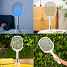 Huismerk Elektrische 2-in-1 Vliegenmepper & Insectenracket met UV-licht — Elecfly Huismerk Elektrische 2-in-1 Vliegenmepper & Insectenracket met UV-licht — Elecfly