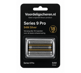 Huismerk Universele Scheerkop voor de Braun 94M Series 9 -zilver Huismerk Universele Scheerkop voor de Braun 94M Series 9 -zilver